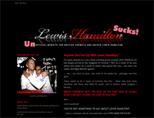 Tablet Screenshot of lewishamiltonsucks.com